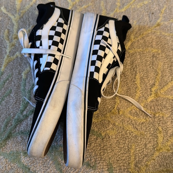 Black and white checkered old school Suede vans 13 - Picture 2 of 8